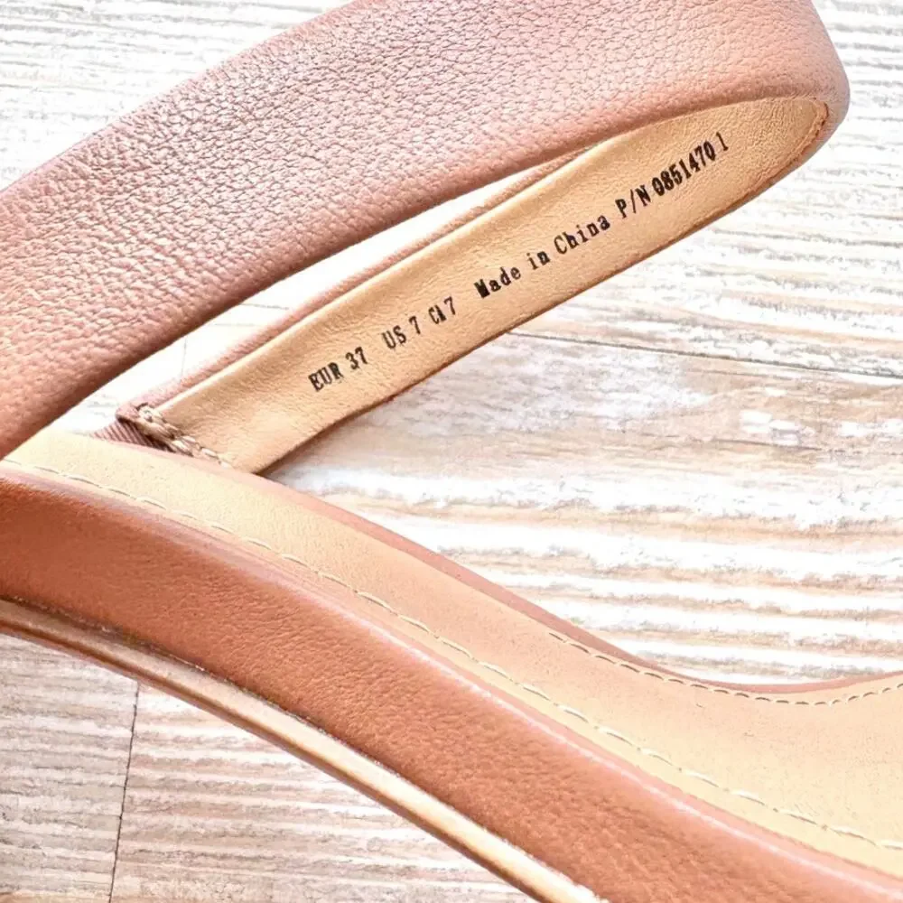 & Other Stories Tan Heeled Sandals - Picture 3 of 8